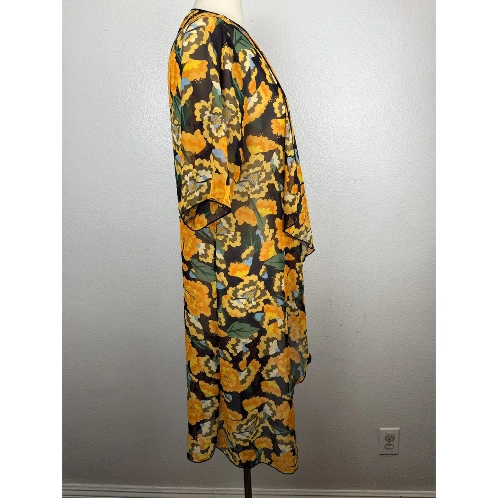 NWOT LuLaRoe SHIRLEY Floral Kimono Duster Multi Color Size S